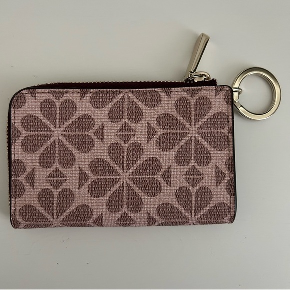 Kate Spade Flower Coated Canvas Key Pouch - Picture 3 of 15